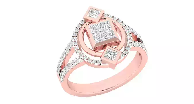 Women ring 3dm stl render detail 3D print model