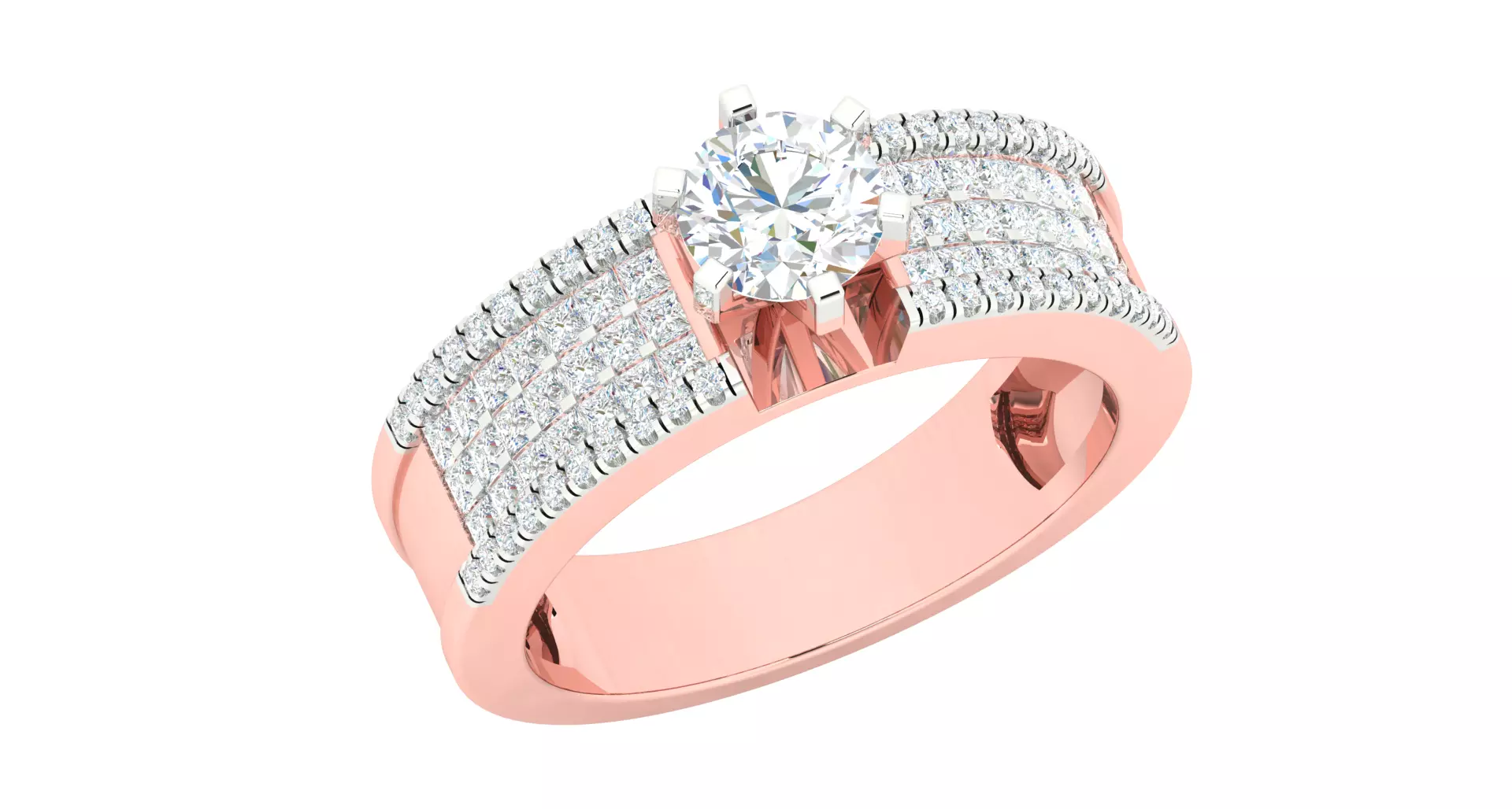 Women ring 3dm stl render detail 3D print model 3D print model_0