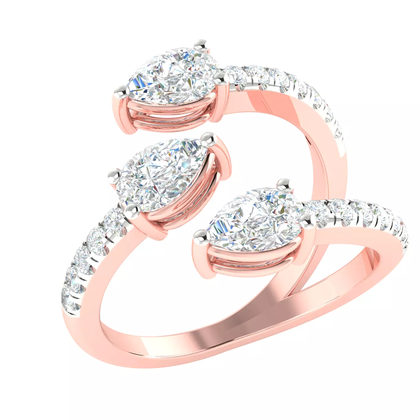 Women ring 3dm stl render detail 3D print model 3D print model_0