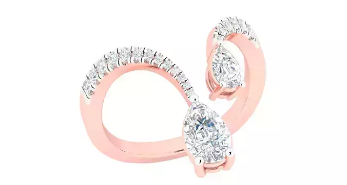 Women ring 3dm stl render detail 3D print model