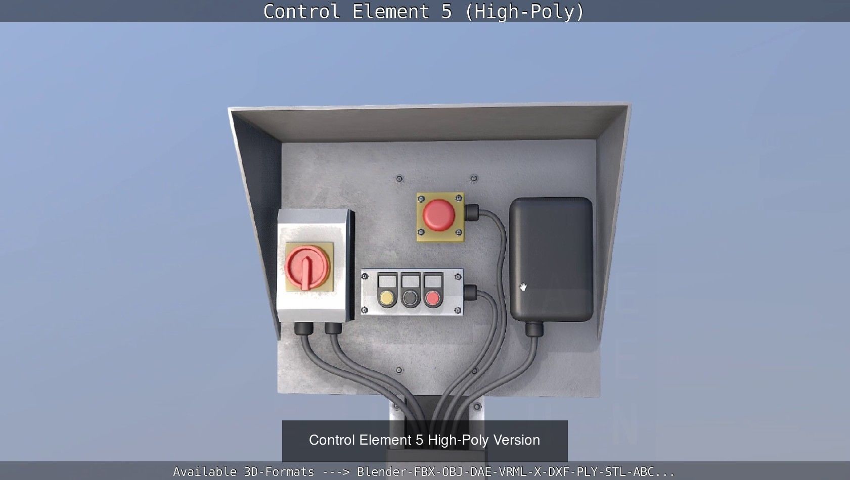 Control Panel 3D Model Collection_33