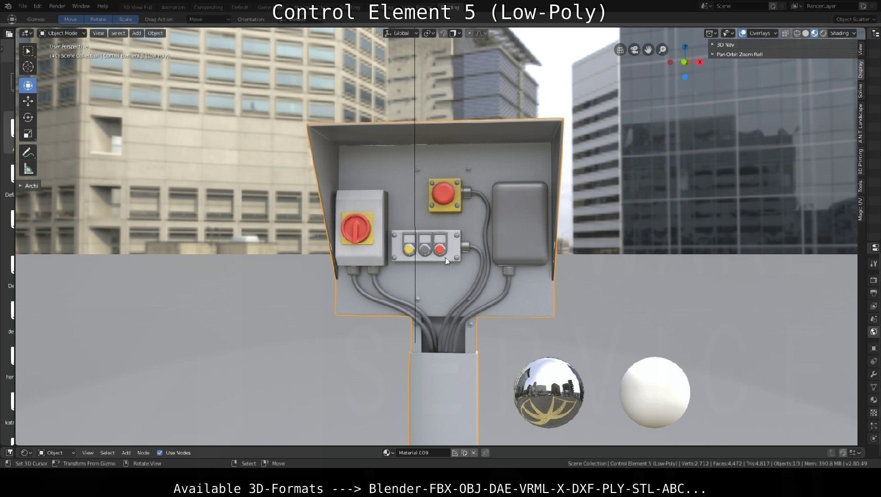 Control Panel 3D Model Collection_55