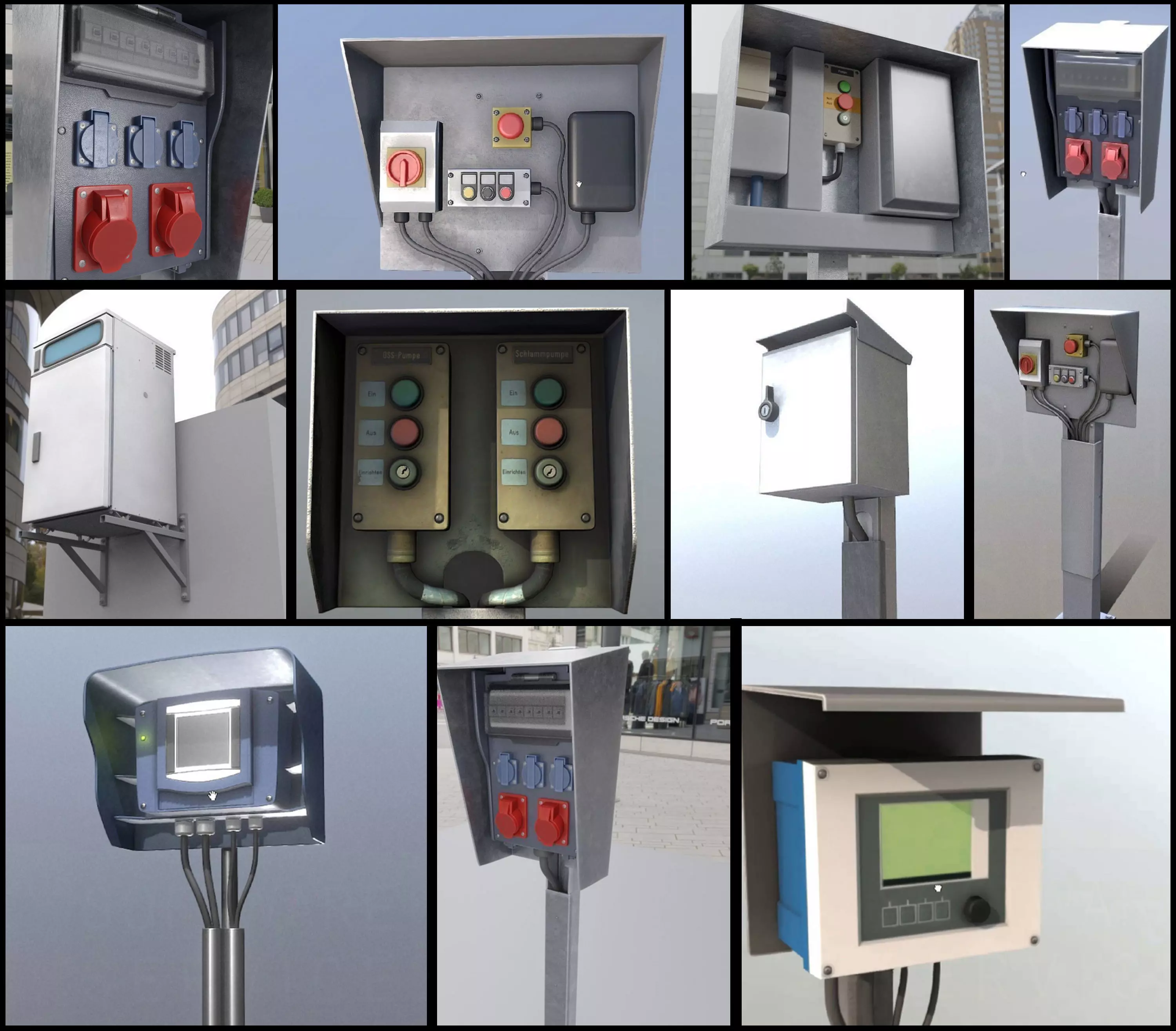 Control Panel 3D Model Collection_0