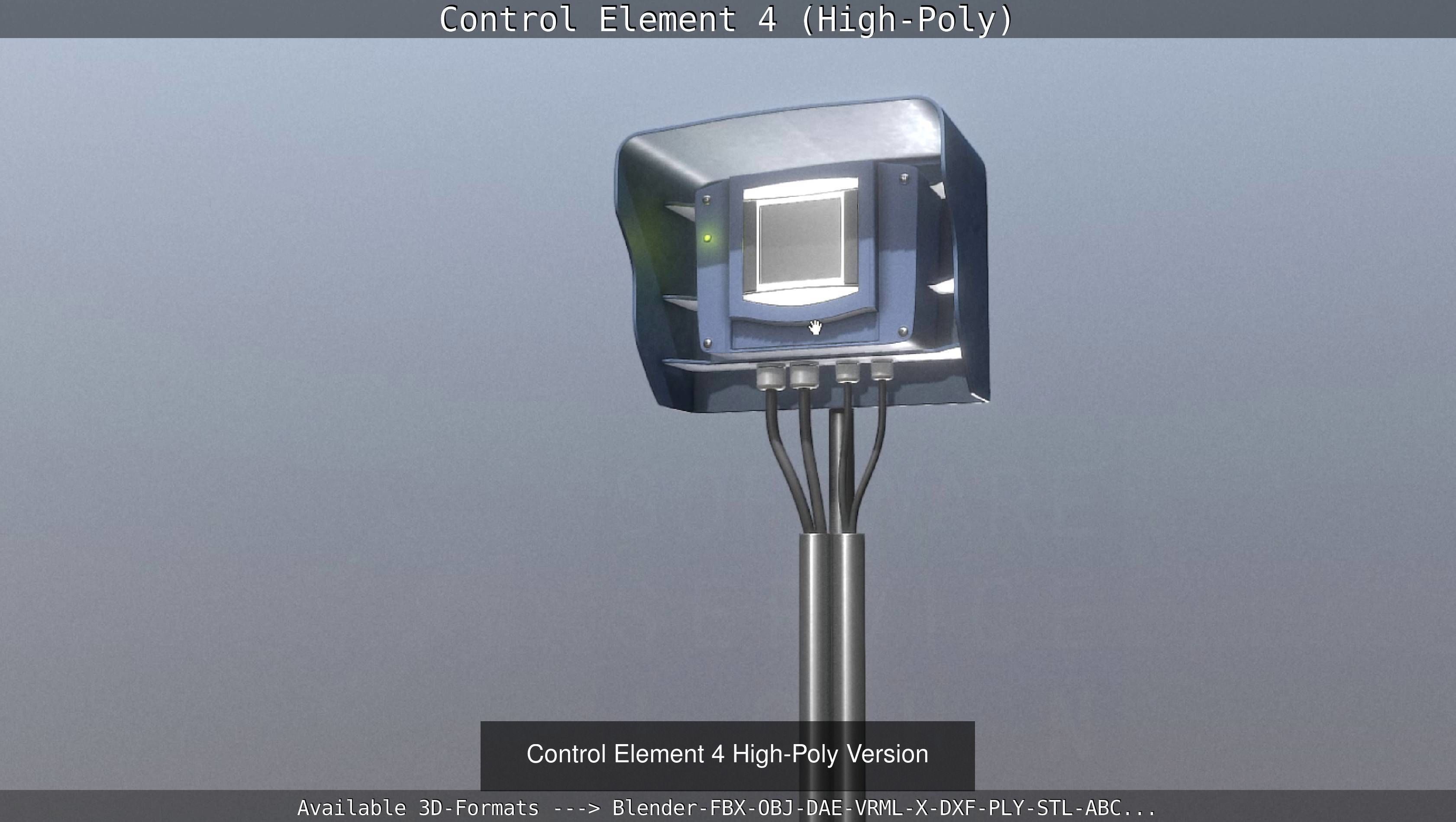 Control Panel 3D Model Collection_29
