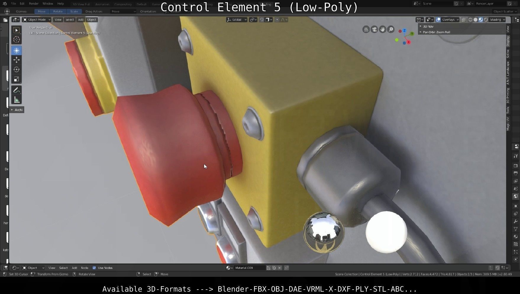 Control Panel 3D Model Collection_56