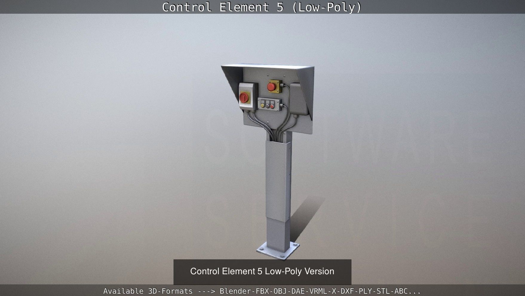 Control Panel 3D Model Collection_34