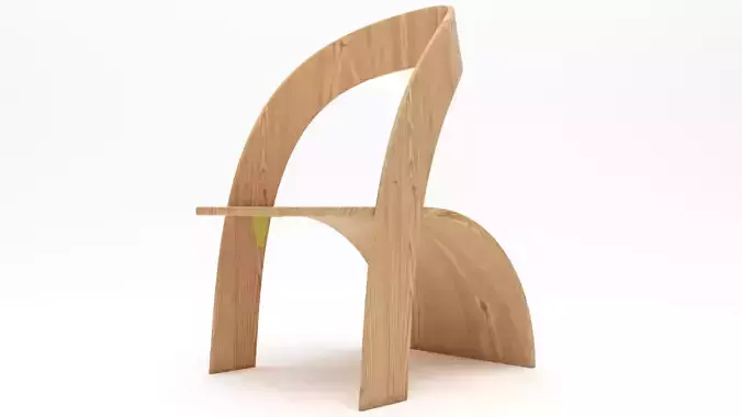 Counterpoise Chair by Kaptura de Aer - 3ds Max Model