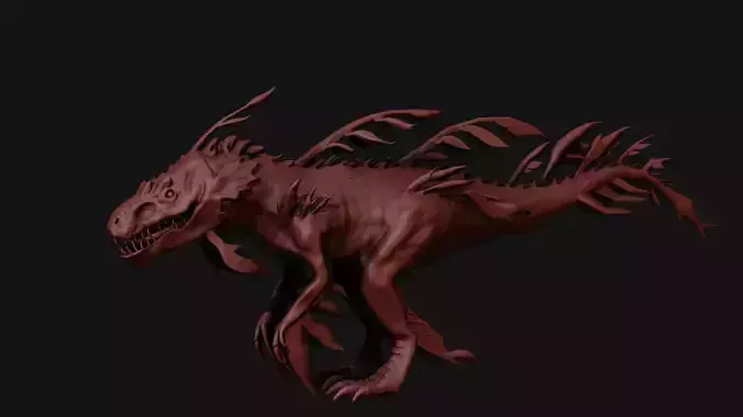 seaweed dragon 3D model