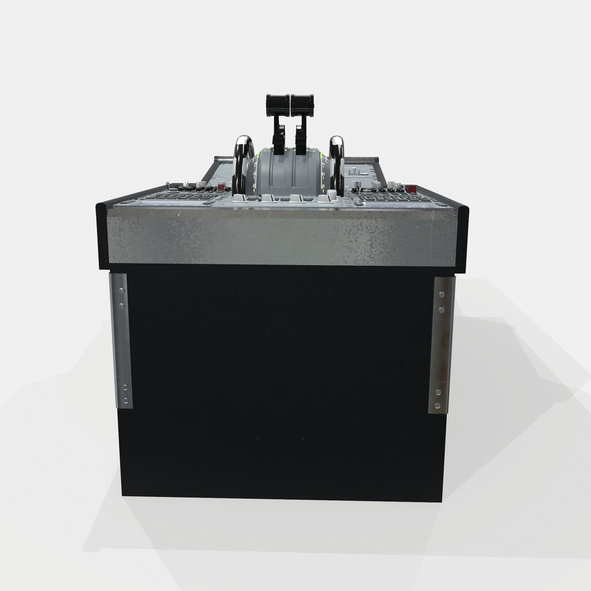 Lower Pedestal compiled Low-poly 3D model_6