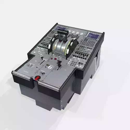 Lower Pedestal compiled Low-poly 3D model