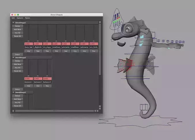 Rig Horsi Low-poly 3D model