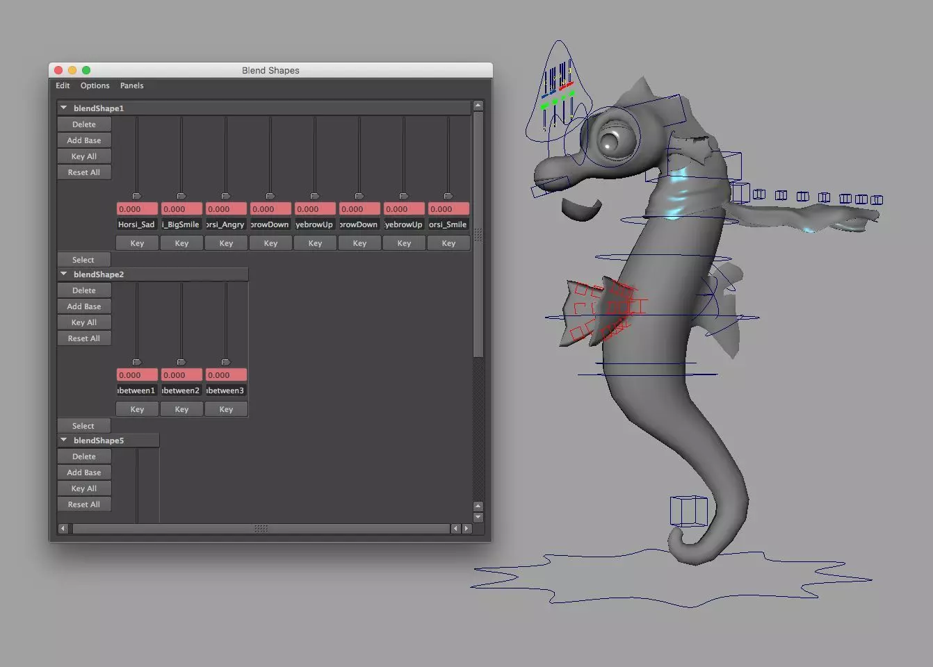 Rig Horsi Low-poly 3D model_0