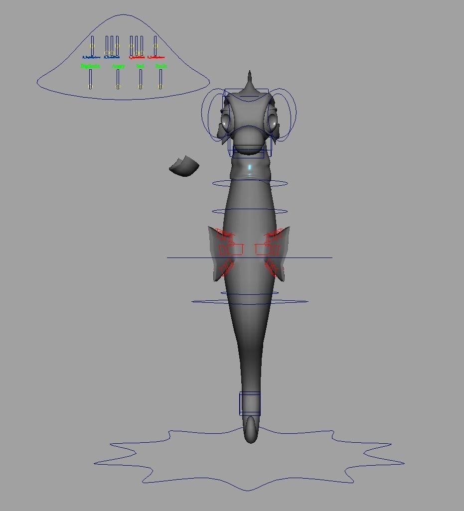 Rig Horsi Low-poly 3D model_2