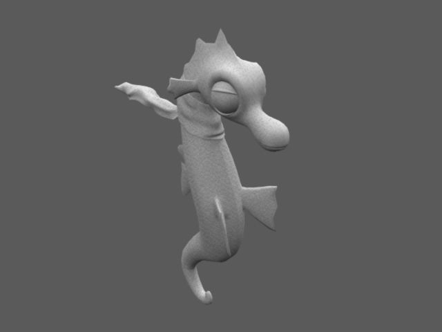 Rig Horsi Low-poly 3D model_11