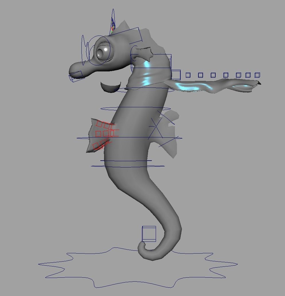 Rig Horsi Low-poly 3D model_3
