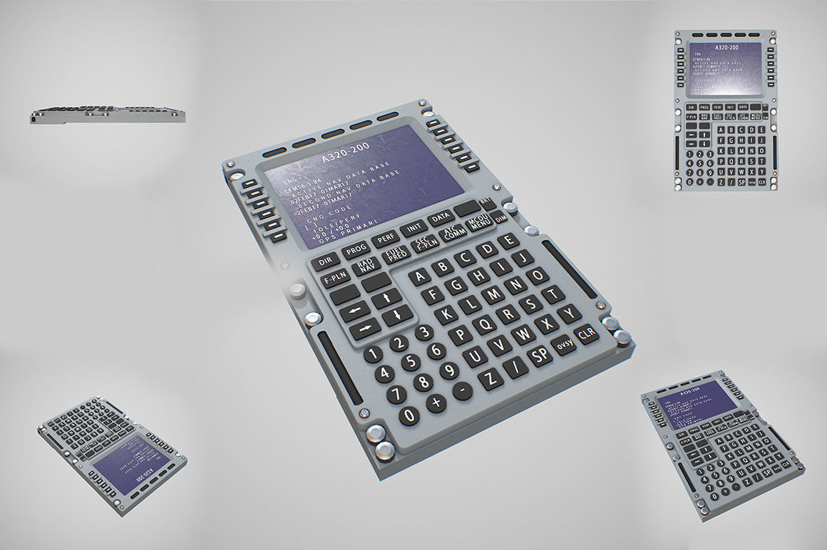 Lower Pedestal SET Low-poly 3D model_11