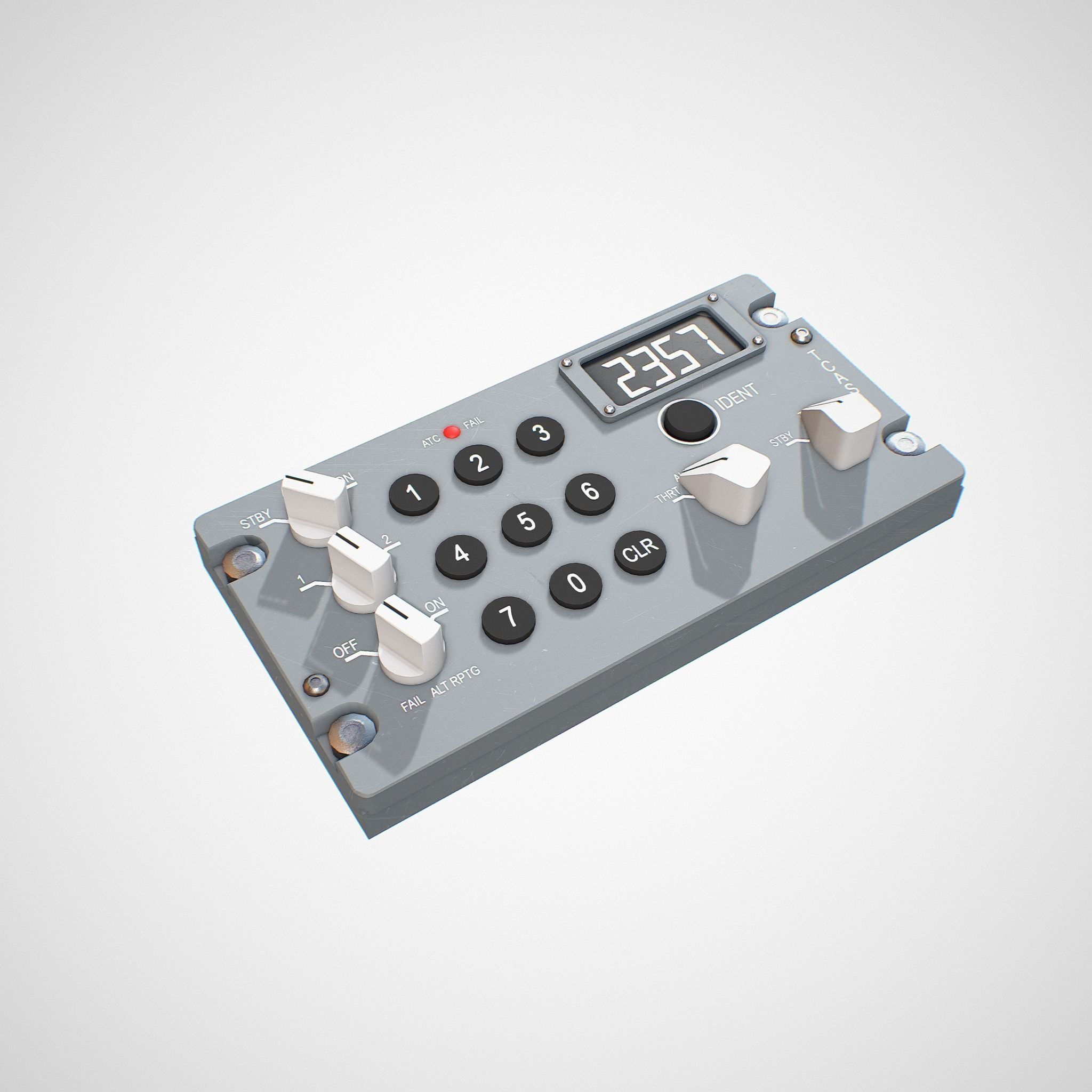 Lower Pedestal SET Low-poly 3D model_21