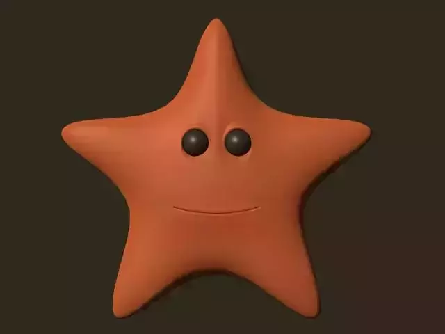 Rig Star Low-poly 3D model