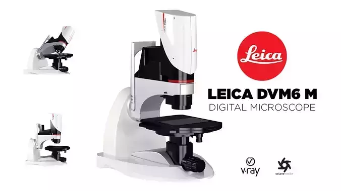 Leica DVM6 M digital microscope 3D model