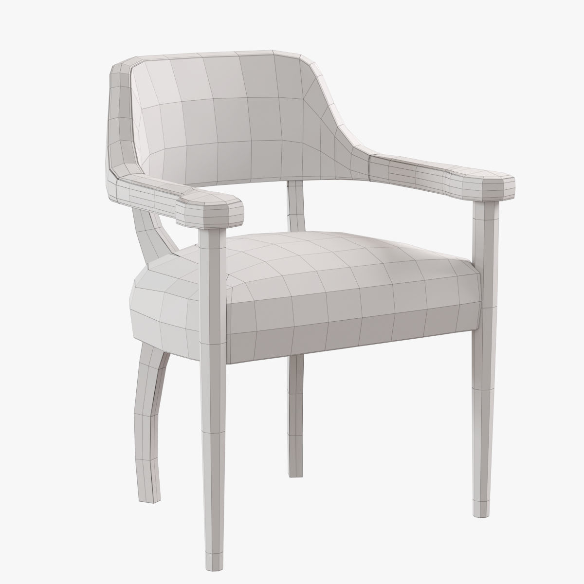 Living Chair 3D model_8