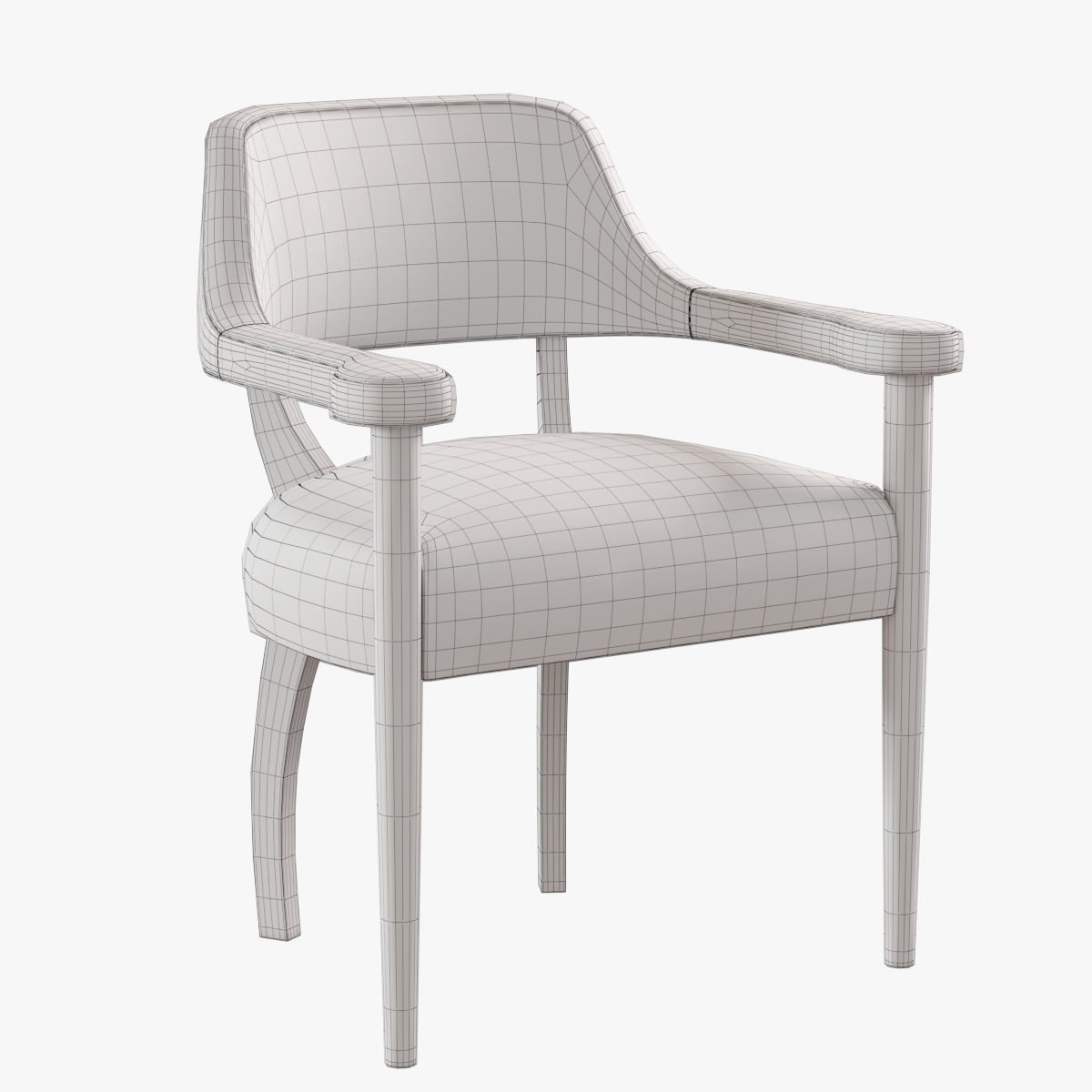 Living Chair 3D model_9