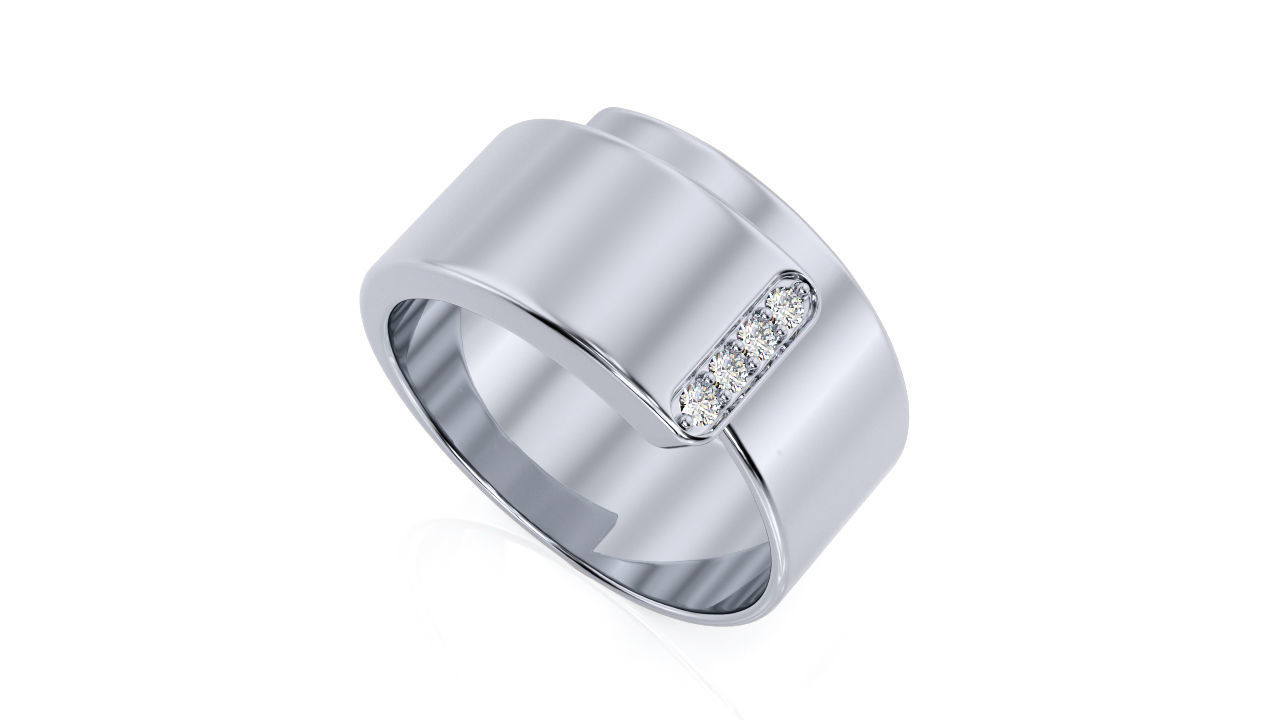 Ring Band R 0042 3D print model_1