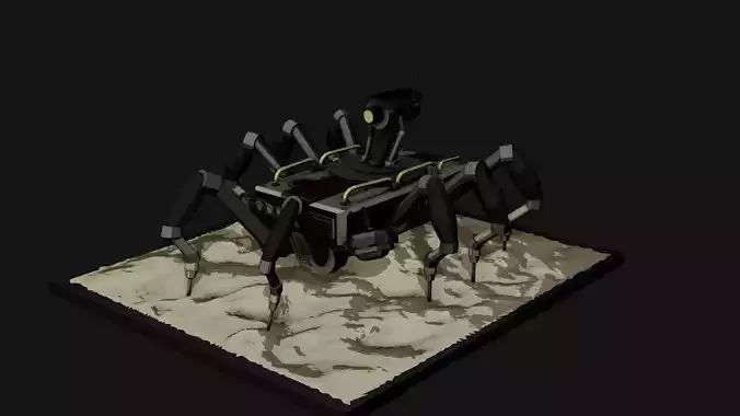  eight legged robot 3D model