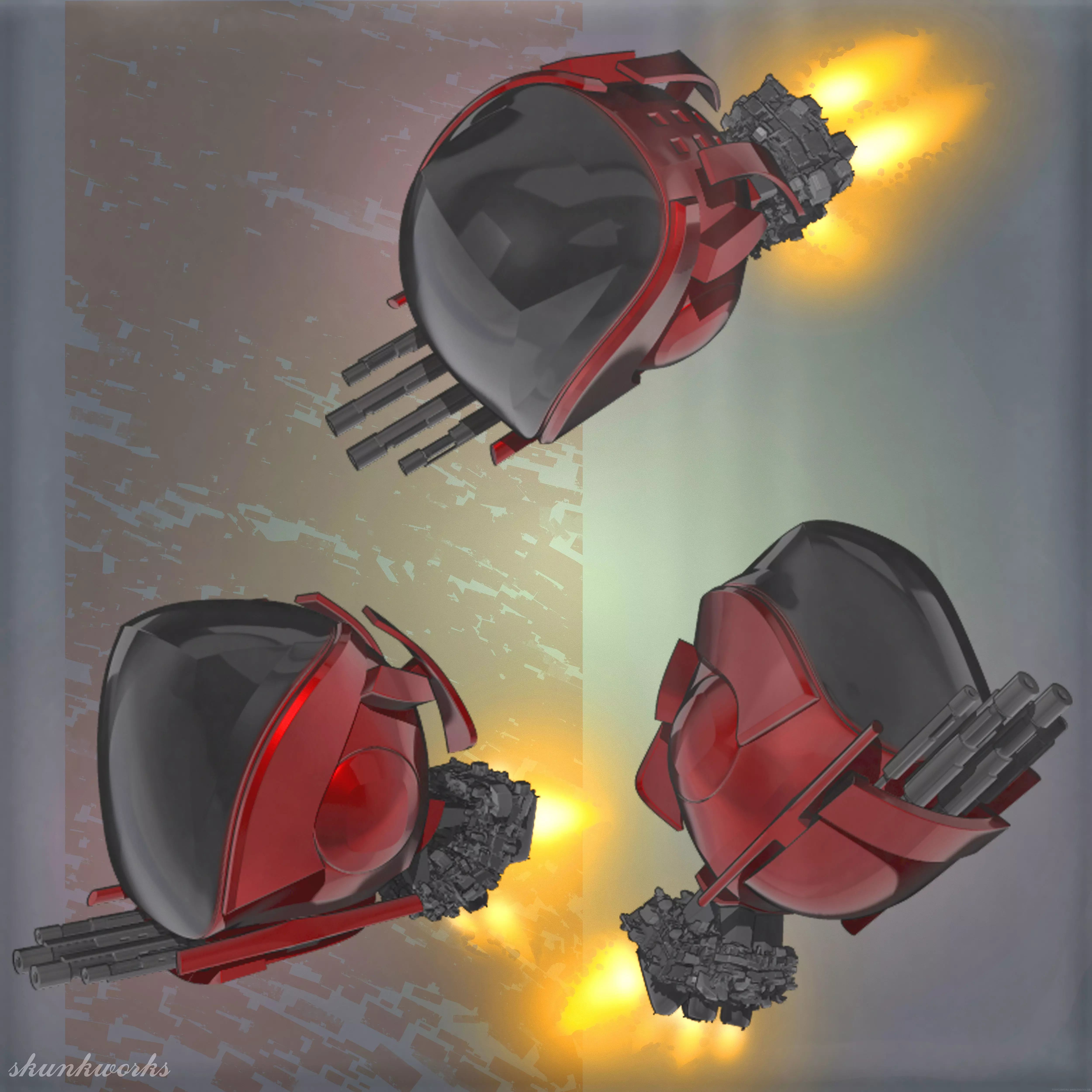 Spaceship Escape Pod Zbrush Tool 3D model