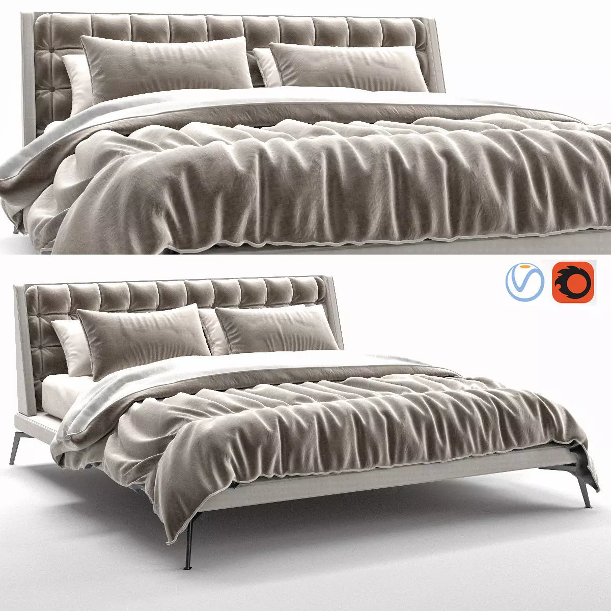 Informa Bed 3D model_0