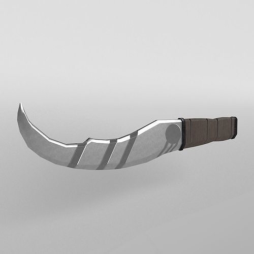 Knife 001 Free low-poly 3D model