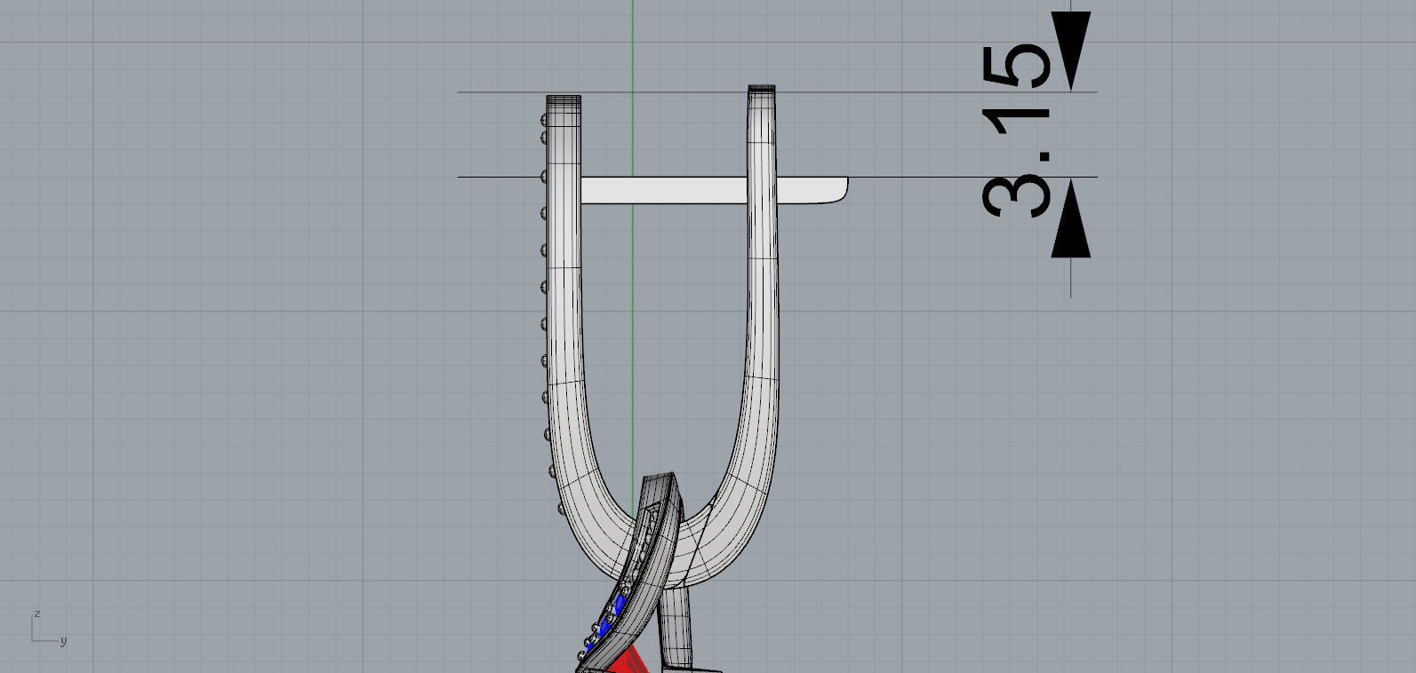Earrings Butterfly 3D print model_8