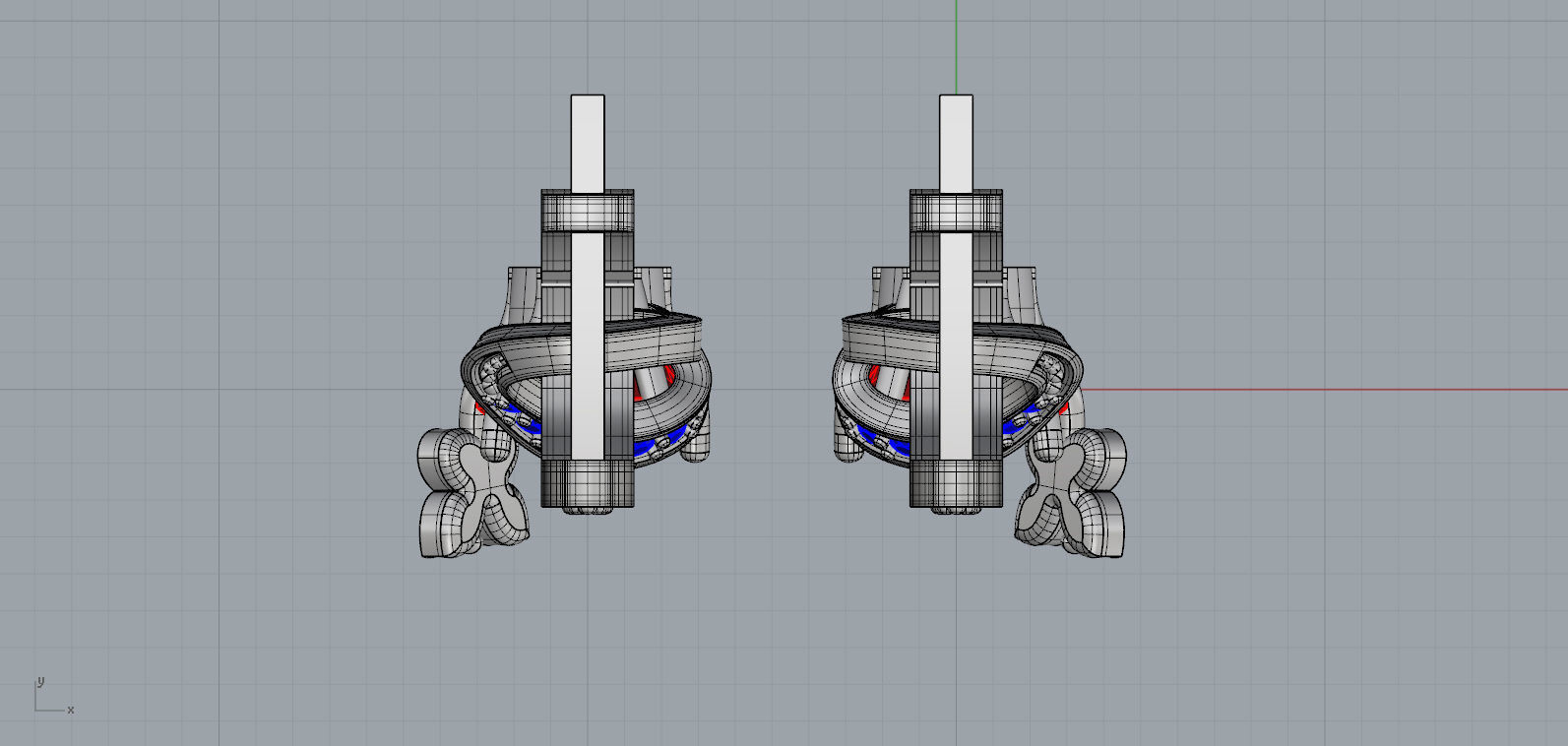 Earrings Butterfly 3D print model_2
