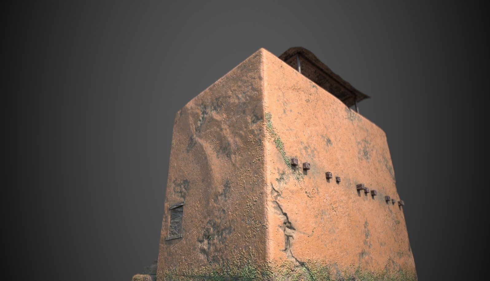 Old House-PBR Low-poly 3D model_5