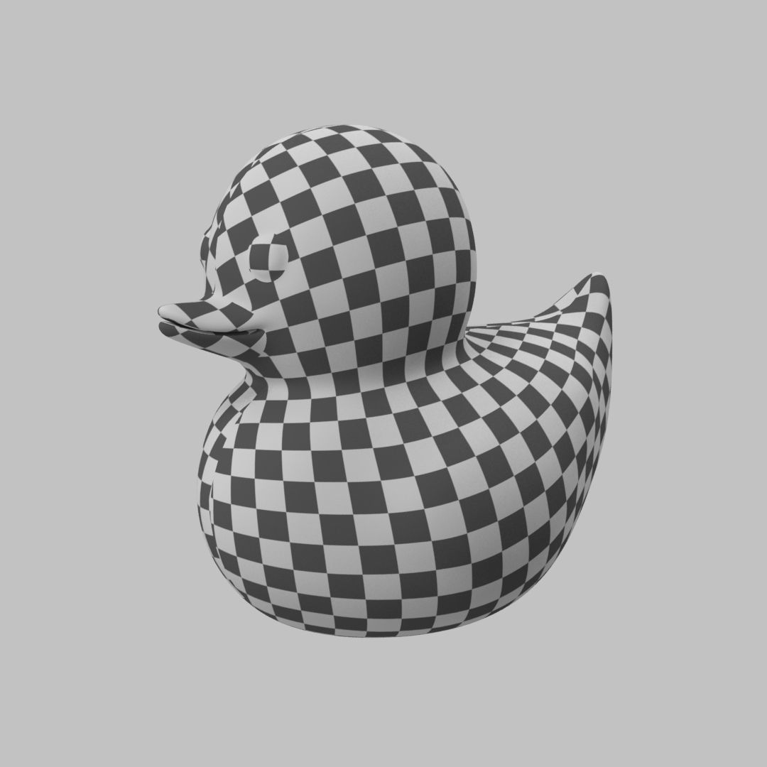 Yellow rubber Duck toy 3D model_10