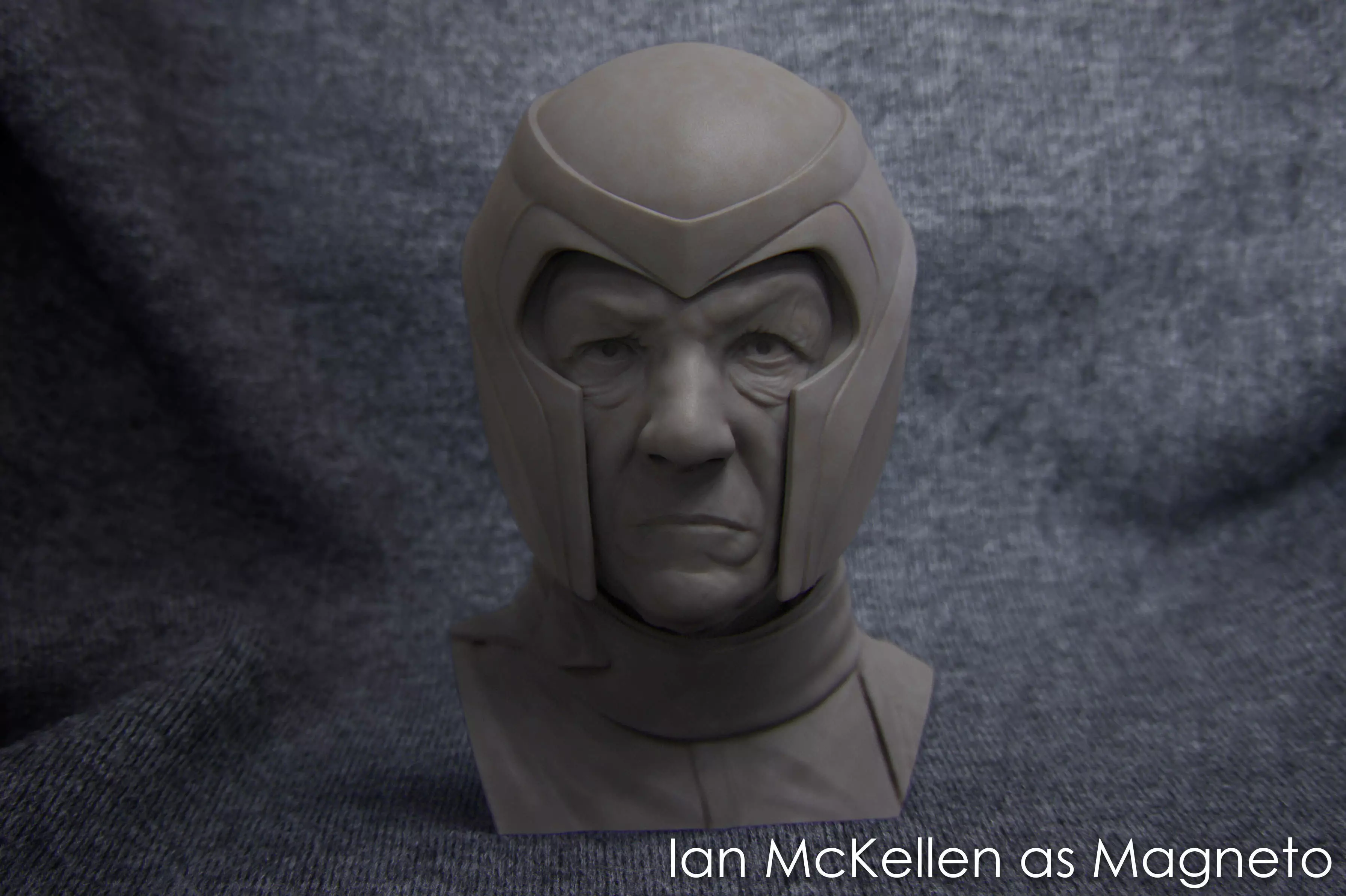 Buste of Ian McKellen as Magneto Free 3D print model