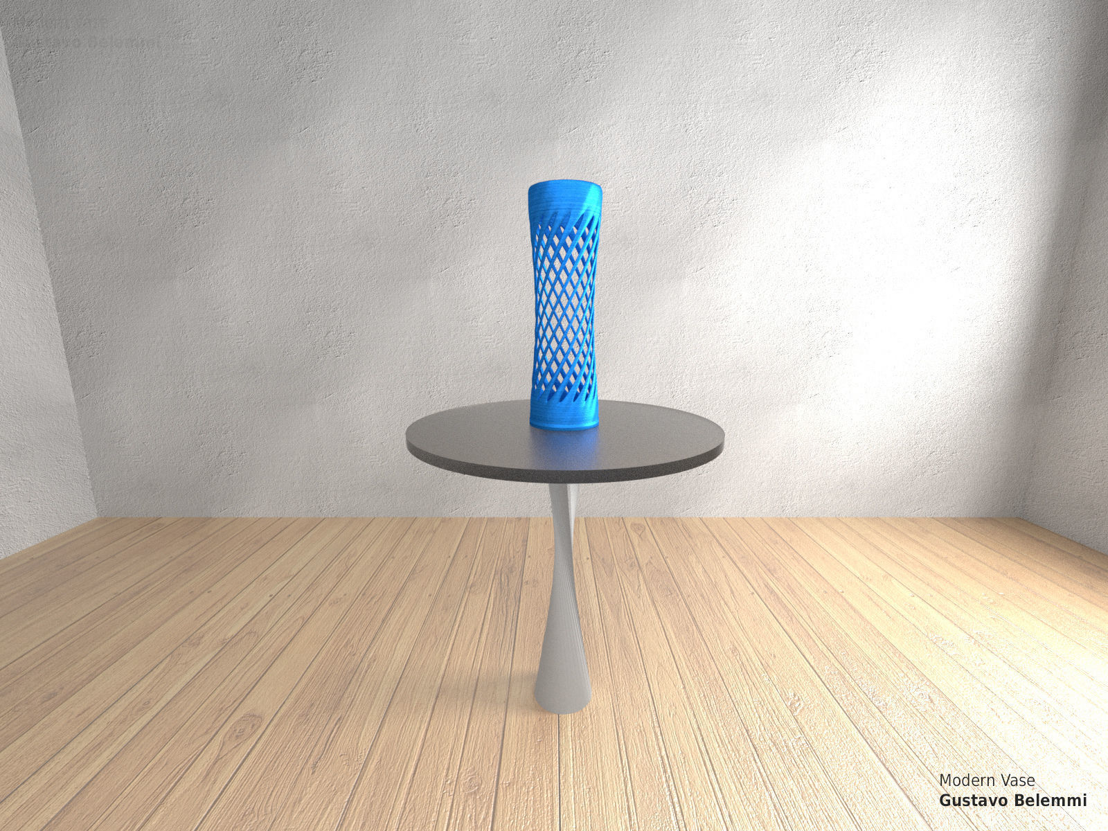 Modern Vase Super Spiral 3D print model_1
