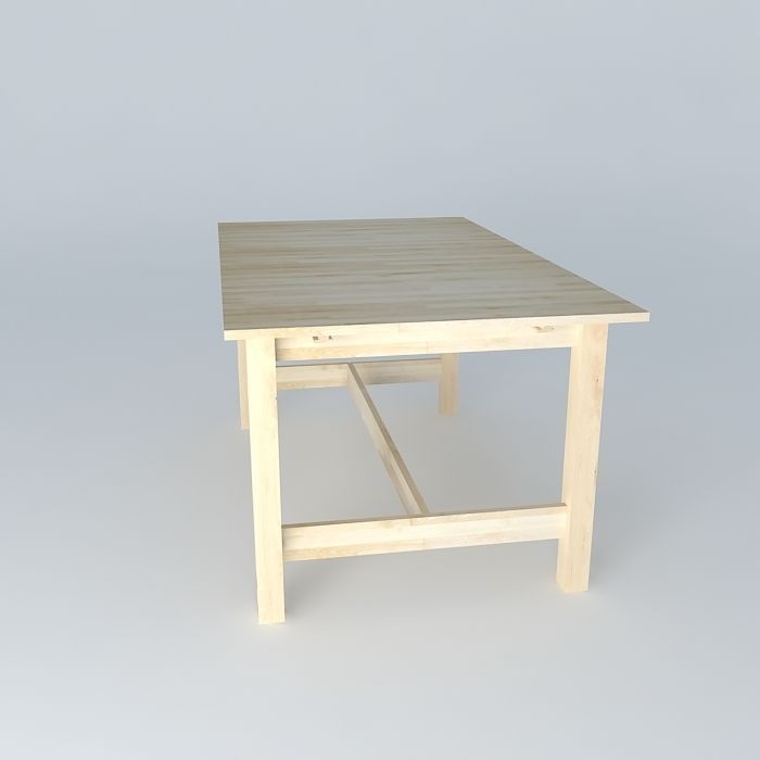 NORDEN Extendable table 155 210x90 Free 3D model_2