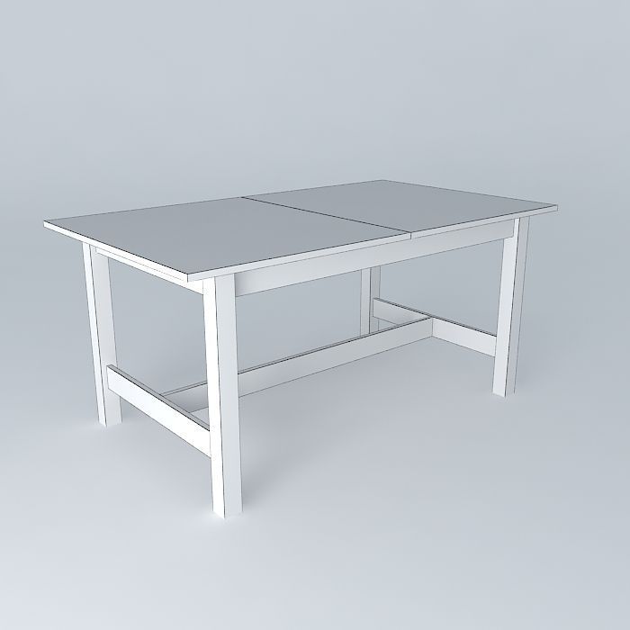 NORDEN Extendable table 155 210x90 Free 3D model_3