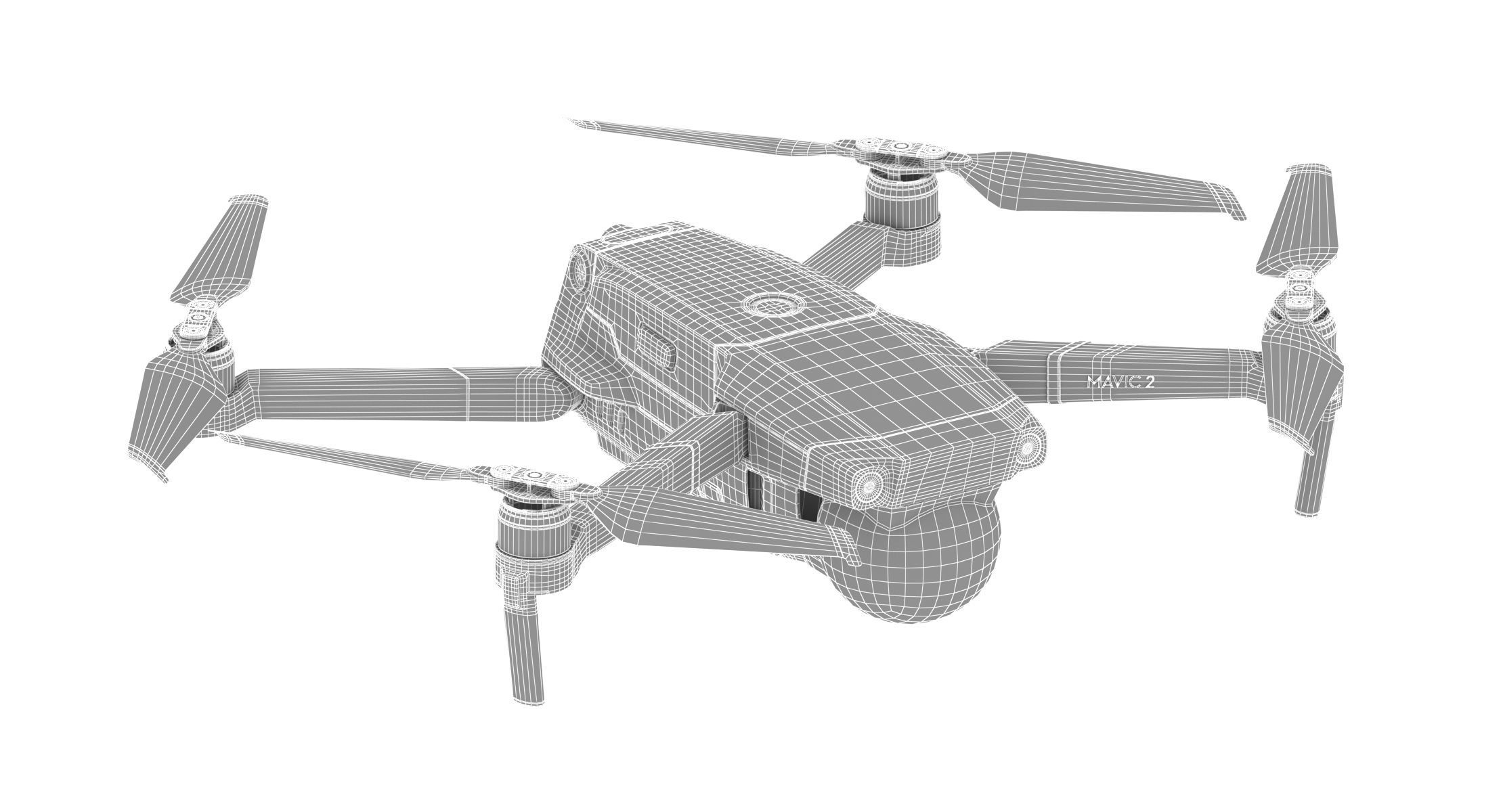 DJI Mavic 2 Pro with Hassalblad Camera 3D model_20