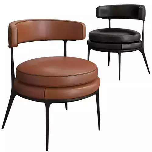 Caratos armchairs antonio citterio 3d model