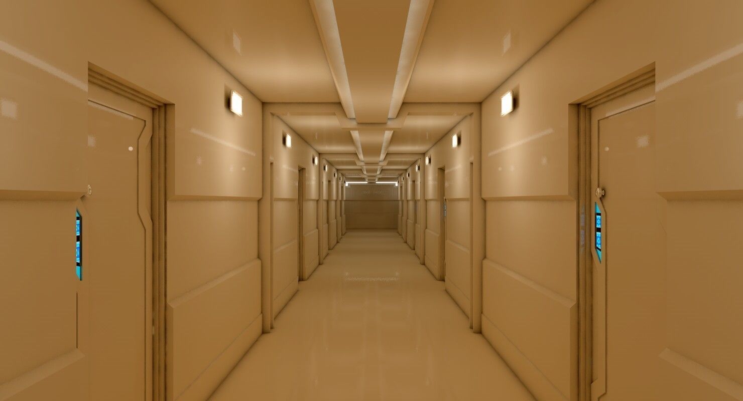 Interior Scene Low-poly 3D model_11