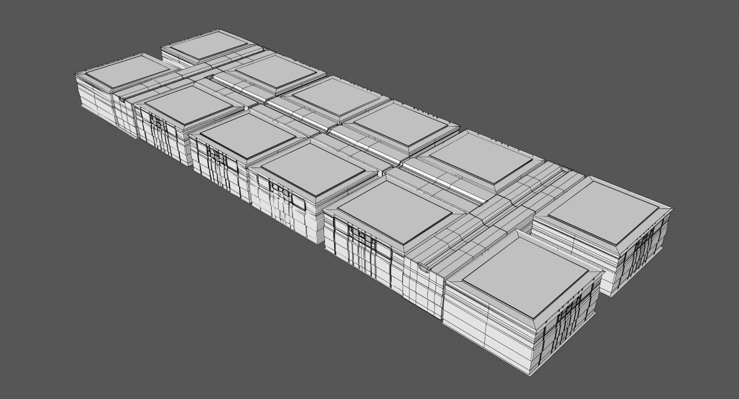 Interior Scene Low-poly 3D model_24