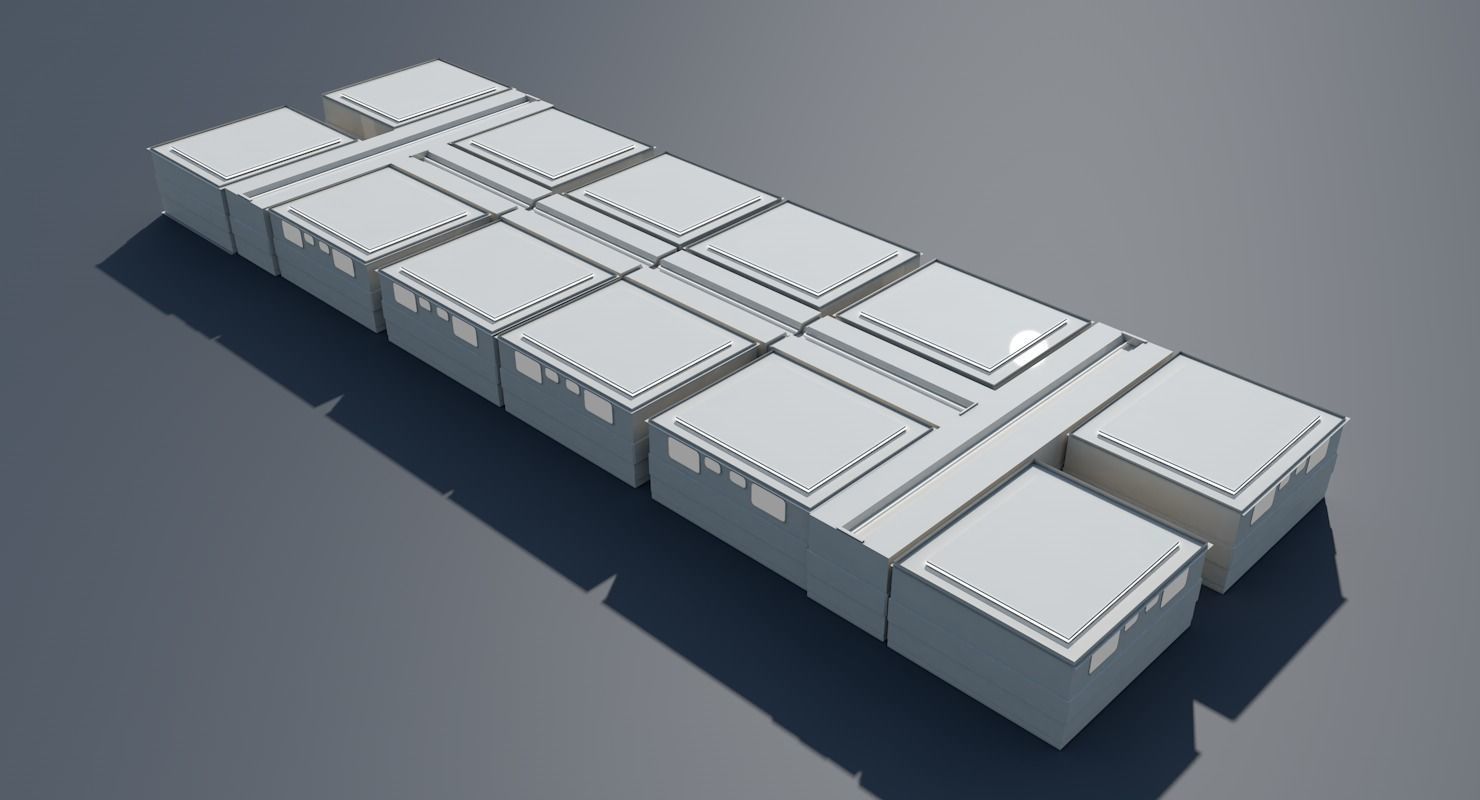 Interior Scene Low-poly 3D model_10