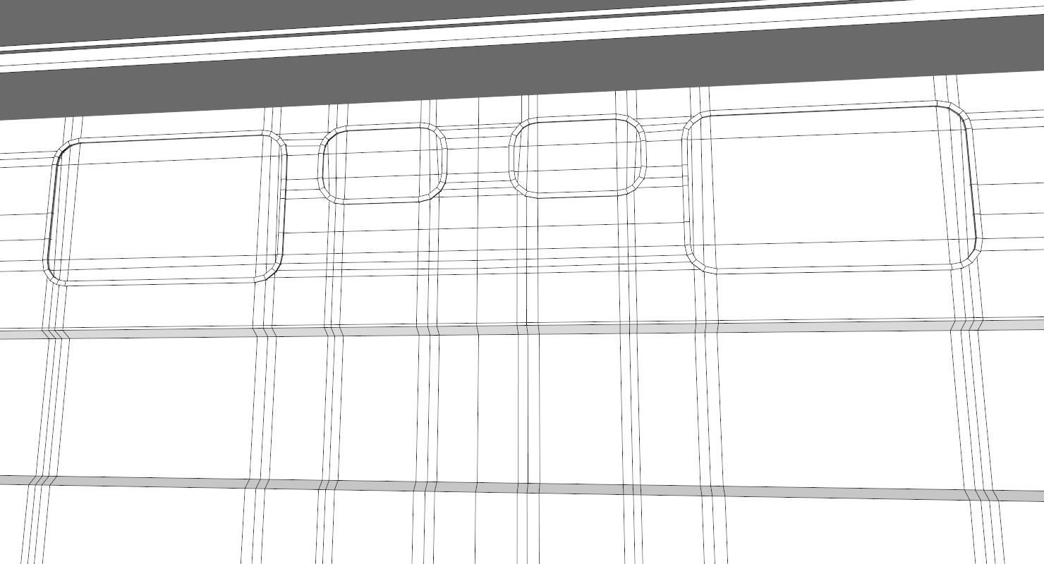 Interior Scene Low-poly 3D model_22