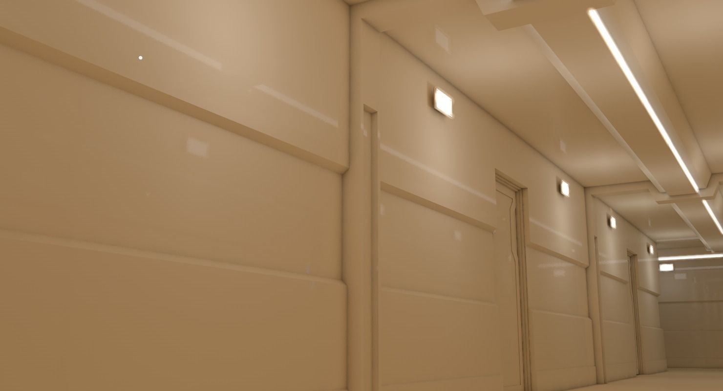 Interior Scene Low-poly 3D model_1