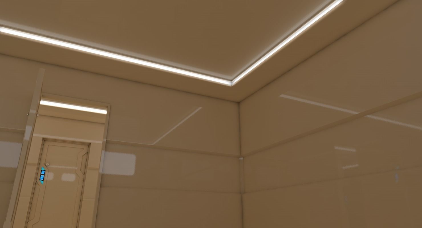 Interior Scene Low-poly 3D model_7