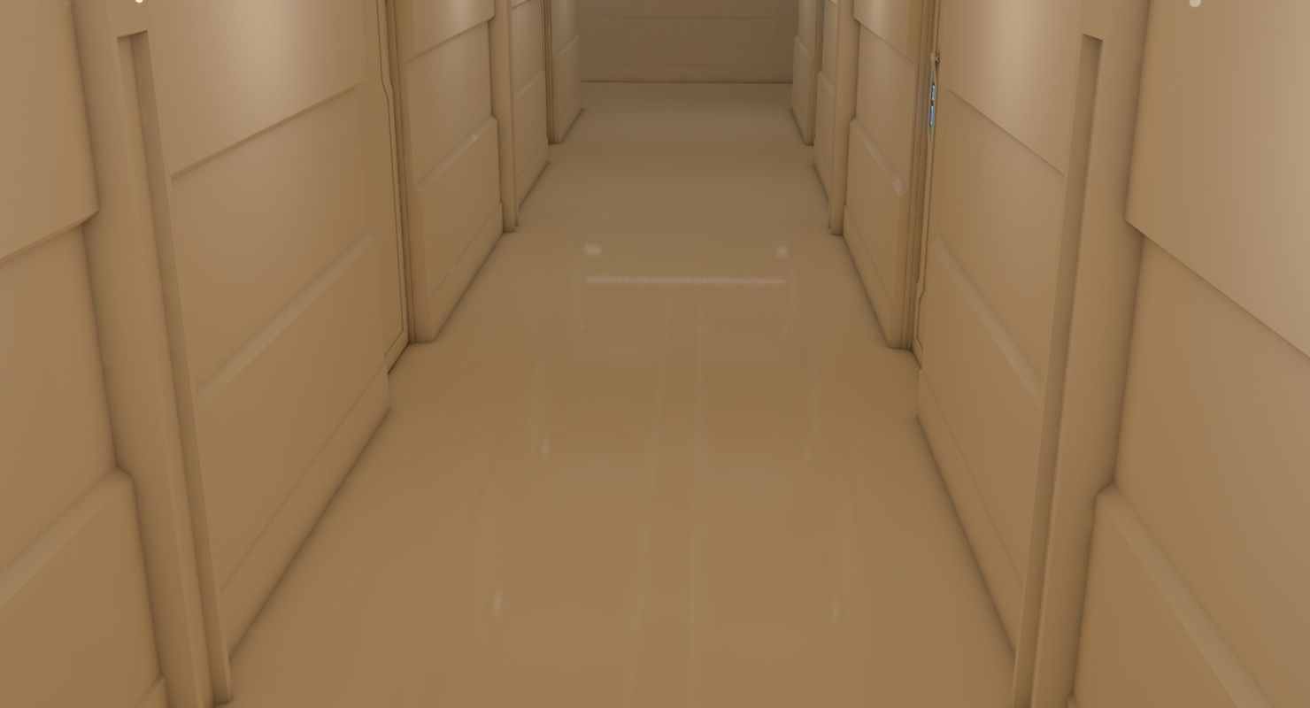 Interior Scene Low-poly 3D model_2