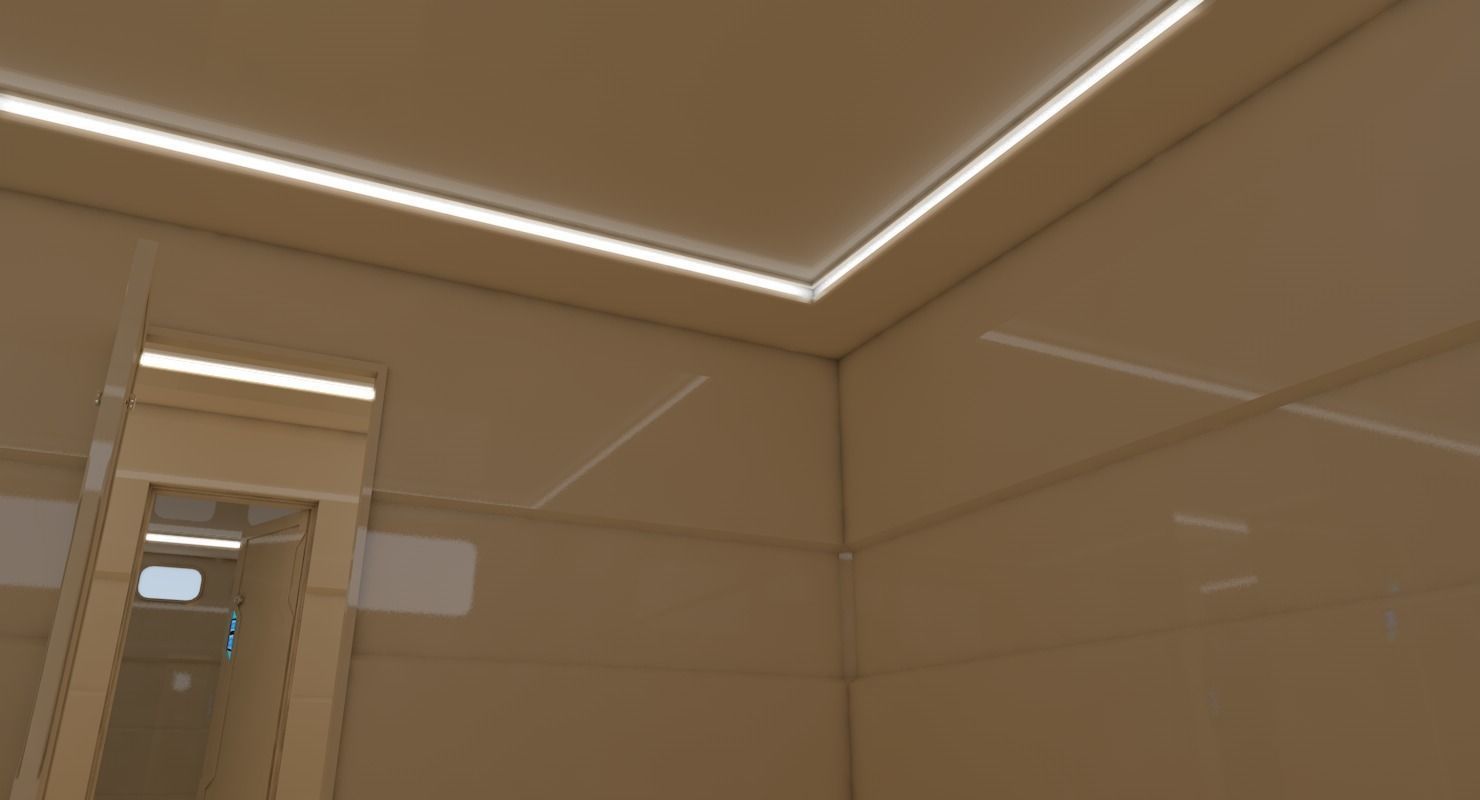 Interior Scene Low-poly 3D model_8