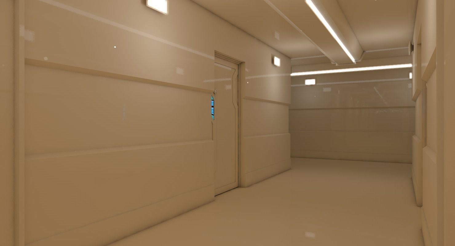 Interior Scene Low-poly 3D model_3