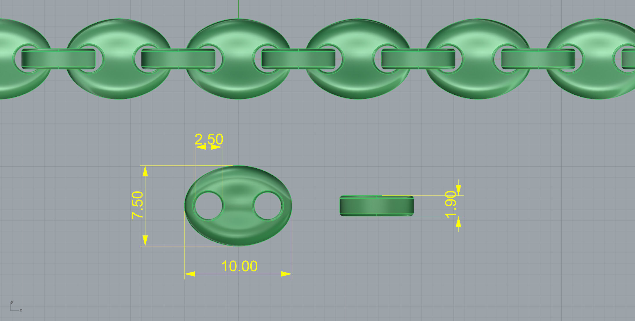 Gold N579 3D print model_3